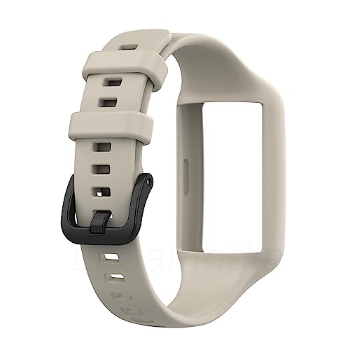 Image of Epaal Full Case Plain Strap for Honor Band 6 / Huawei Band 7 / 6 - Integrated TPU Watch Strap