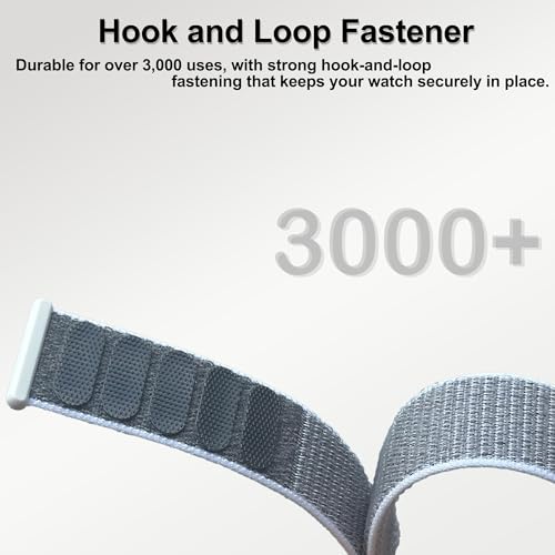 22mm Nylon Watch Bands Compatible with Garmin Venu 4 45mm/Venu 3 45mm/2/Vivoactive 4, Garmin Forerunner 255/255 Music/265/955, 22mm Sport Repalcement Strap for Amazfit GTR 4/3/2/Bip 6/Bip 5 by HenwnHu - Used condition - Image 5