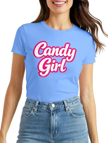 T-shirt amusant costume carnaval femme dernière minute Candygirl