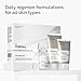 The Ordinary The Daily Set, Daily Skincare Routine with Squalane Cleanser, Hyaluronic Acid 2% + B5, and Natural Moisturizing Factors + HA | Skin Care Set
