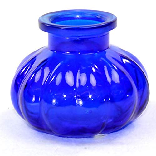 Never Exhale 10" Premium 2 Hose Hookah Shisha Complete Set With Carry Case - Pumpkin Glass Vase Design - Pick Your Color #TOP1