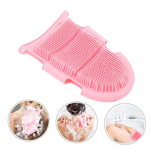 DRESSOOS Luvas De Escova De Banho De Silicone Para Esfoliante Corporal De Silicone Luvas Masculinas