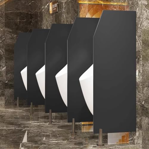Deflector de protección para urinario masculino con diseño de suelo negro 3
