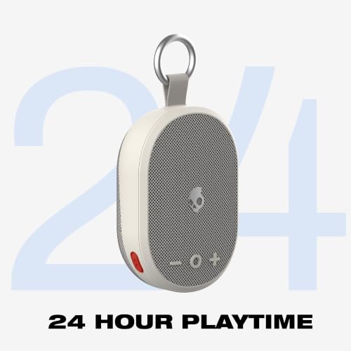 Image of Skullcandy Kilo 2 Wireless Speaker, 24-Hour Battery, IPX7 Waterproof, True Wireless Stereo, Punchy Bass, Premium Sound, Touch Controls (Bone)