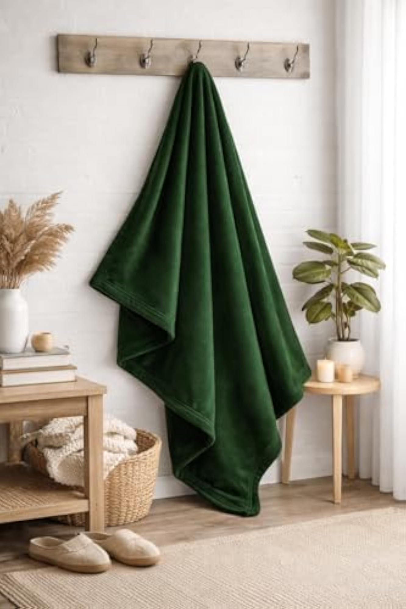 Solid Light Weight Polar Fleece Single Bed Blanket