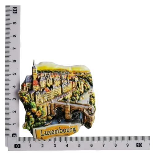 Imán Decorativo para Refrigerador Tema Luxemburg miniatura 6