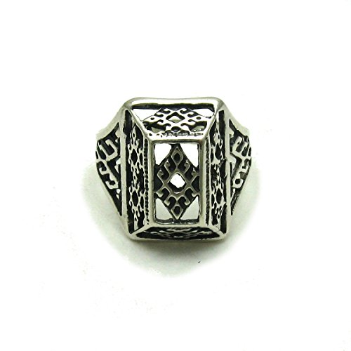Bague en argent massif 925 ne noircit pas et respecte la peau sensible des doigts