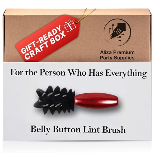 Gift for Husband by Aliza | Belly Button Brush - Excellent Gift for Wife Husband Boyfriend Girlfriend Friend Sister Brother Dad Mom - Birthday Gifts for Him Her - Unique and Funny