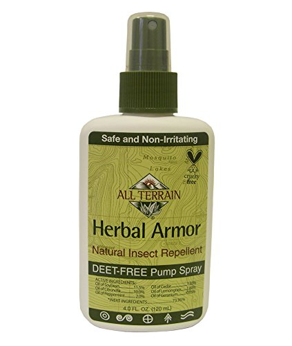 All Terrain Herbal Armor Natural DEET-free Insect Repellent, Pump Spray, 4 Ounce (Pack of 2)
