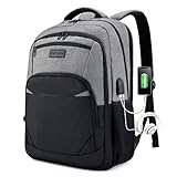 LOVEVOOK Laptop Rucksack 17&15.6 Zoll Wasserdichter Rucksack Herren Damen für Arbeit Schule Schulrucksack Jungen mit Laptopfach Schultasche Groß Backpack School Bag Daypacks Arbeitsrucksack