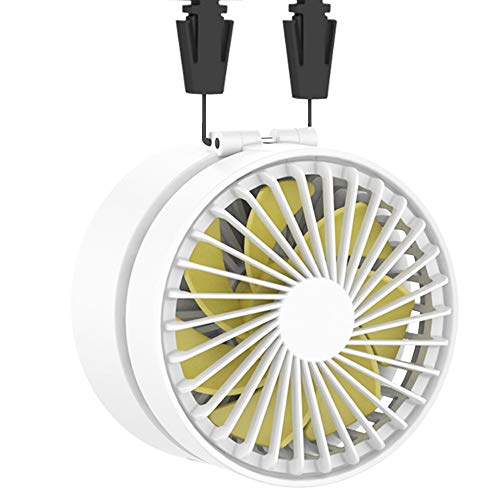 EasyAcc Necklace Fan 180° Rotating Hand Free Fan for 6-18H Working Hours 2600mAh