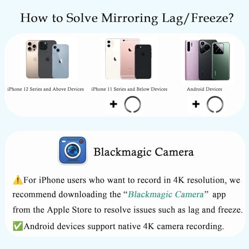 Écran selfie magnétique avec télécommande pour vlog et live TikTok iPhone Android - 2