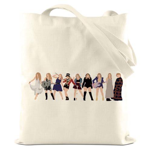 kdxpbpz Album Inspired Tote Bag, Singer's Merchandise, Music Lovers Gifts for Women TS Fans Teen Girls Her, Song Lovers Gift, Reusable Shoulder Grocery Shopping Bag