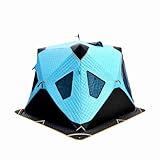 ZJchao Ice Fishing Tent, Insulated Tent Fishing Equipment Ice Fishing Shelter Portable and Insulated for Camping, Hiking, Fishing, and Sporting Events (BL #-L #-L)