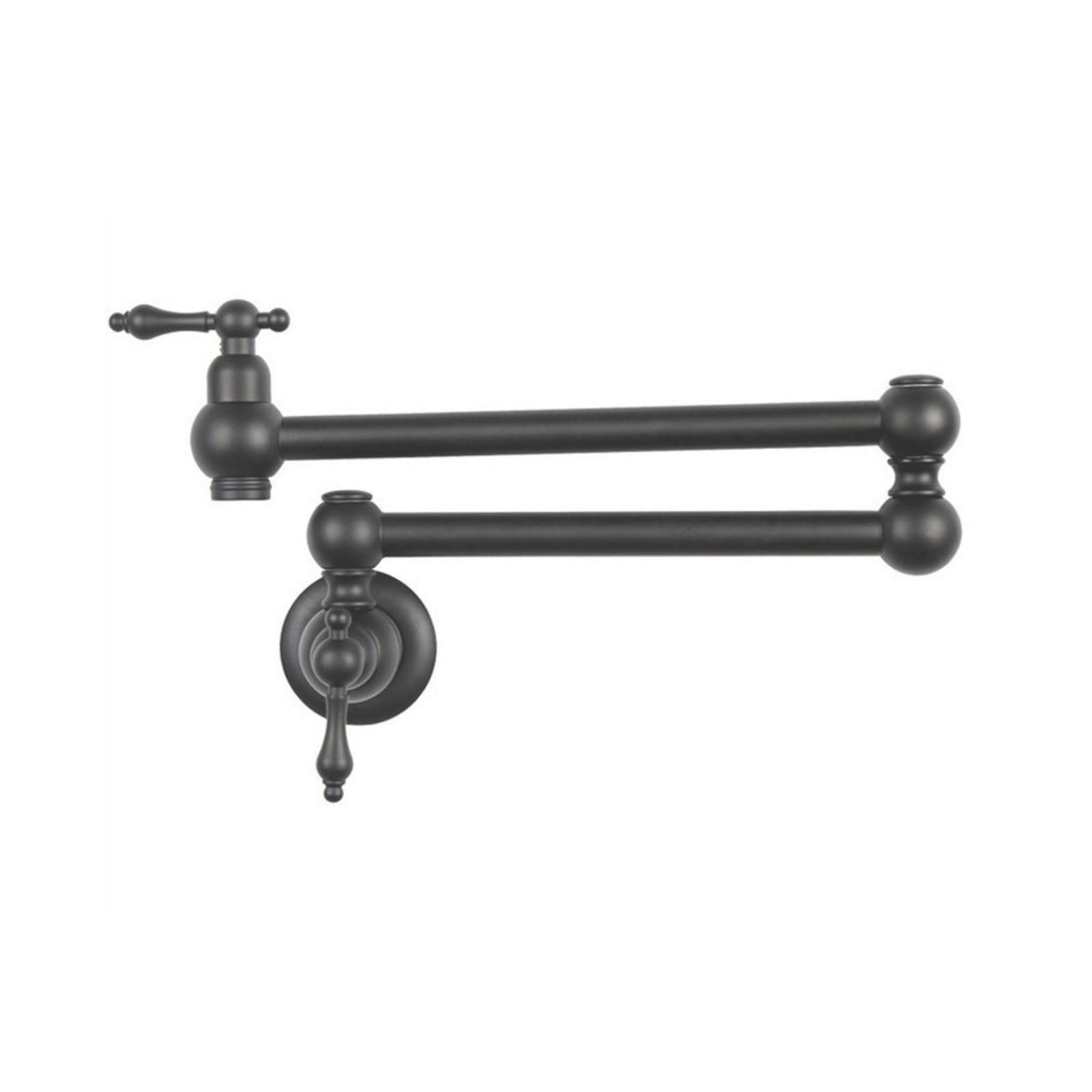 Robinet cuisine mural eau froide avec douchette extractible