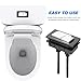 Angoily 2pcs Dual Flush Toilet Water Tank Buttons Push Button for Easy Installation Flush Control for Bathroom Cisterns and Convenient Replacement Accessory