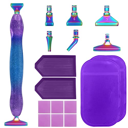 17 Pcs Diamond Painting Pens Kits, SPOKKI Diamond Painting 5D Accessories