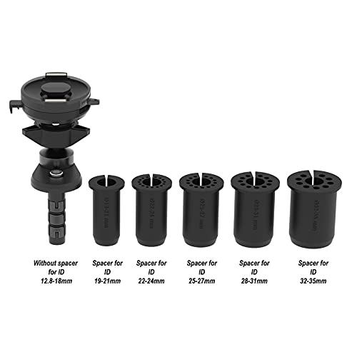 Tigra Sport FitClic Neo - Soporte Universal Para Móvil En Moto, Con Rótula De Aluminio Y Bloques De Goma Para Manillares De 22 A 32 Mm, Compatible Con Todas Las Carcasas FitClic Neo