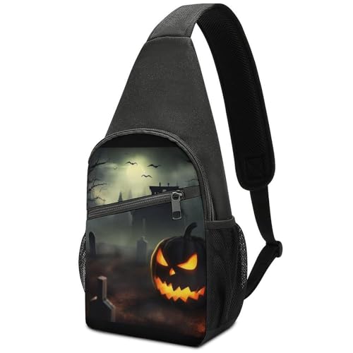 Morrales urbanas Halloween Horror con cierre y correa ajustable miniatura 1
