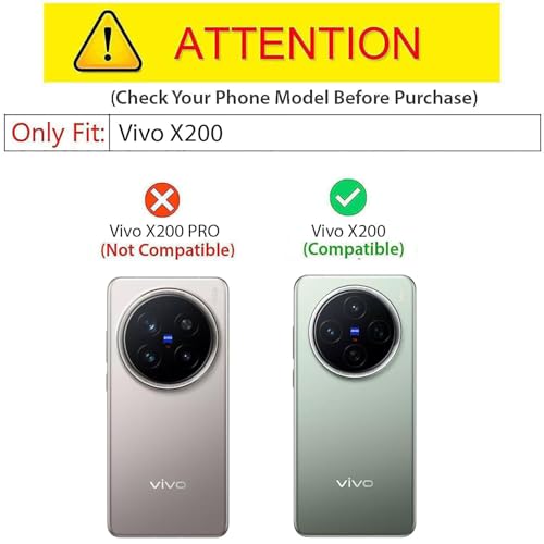 Image of Kapa Soft Full Fabric Protective Back Case Cover for Vivo X200 (5G) | Shockproof Slim Hard Anti Slip Back Case (Black)