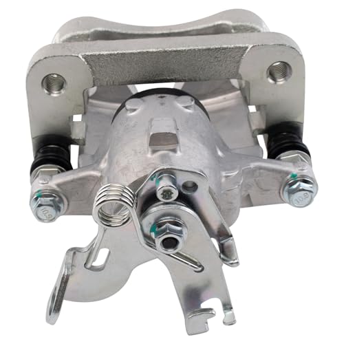 Image of TRQ Rear Brake Caliper Set Zinc Coated Hardware Brackets Compatible with 2014-2015 Chevrolet Malibu