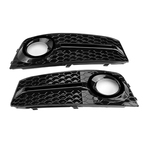 Grille antibrouillard avant voiture A4 B8 2009-2011 calandre noir brillant