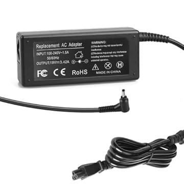 Fonte Carregador Para Notebook Acer Aspire 5 A514-54 A515-54 A315-34 19v 3,42A 65W Plug 3.0x1.1mm Pino Fino Bivolt com Cabo de Força