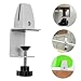 Gadpiparty Acrylic/Glass Panel Clamp Desk Partition Clamp Office Barrier Clip Turn Knob