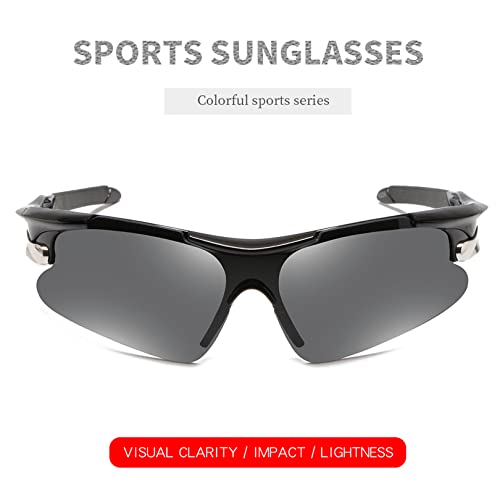 Sports Sun Glasses,Polycarbonate Impact Scratch Resistant, Wrap-Around Uv Protective Eyewear Men Women Cycling(Pack Of 6) #TOP1