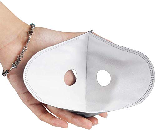 30 Pcs Activated Carbon Filters Anti Dust Replacements Parts For Mask Most Sport Bicycle Cycling Face Filters With 8 Exhaust Breathing Valves Replacement #TOP2