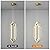 FDPBY Modern Kitchen Island Dimmable Pendant Light Fixture Gold Modern LED Pendant Lights 3 Rings Geometric Chandelier Living Room Foyer Chandeliers Lighting Fixture High Ceiling Chandeliers