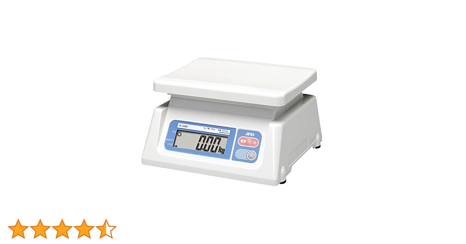 A&amp;D デジタルはかり SL-20K ≪ひょう量:20kg 最小表示:0.01k Amazon | A&D 防塵・防水デジタルはかり SL-20KWP ≪ひょう量
