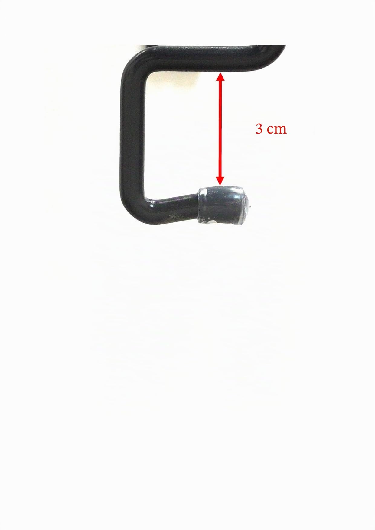 Ferma materasso laterale per rete in metallo 30 x 30, cromato (4 pezzi)