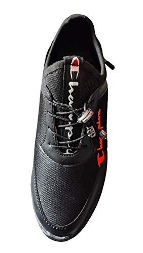 black champion slip on shoes