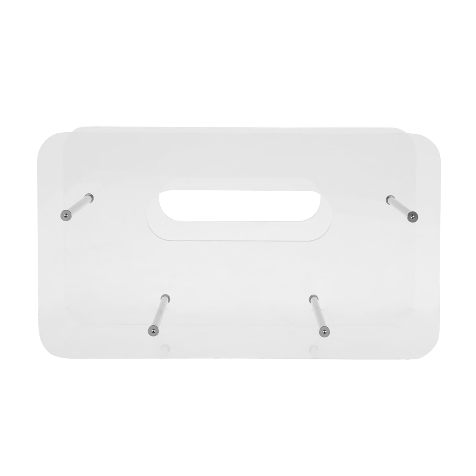Distributeur d'assiettes en papier acrylique pour rangement de cuisine