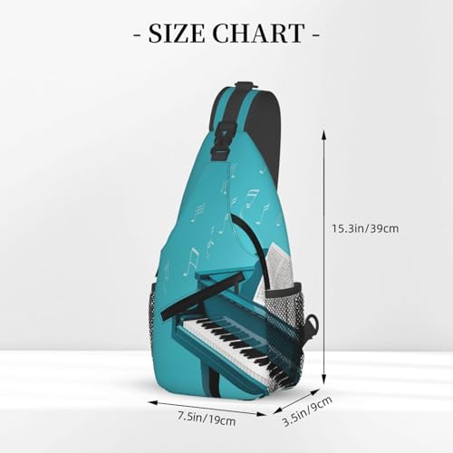 Mochila cruzada tipo sling para senderismo unisex miniatura 3