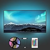Ampliamente utilizado: la tira de luces LED Yifacoom es un adorno perfecto para la casa. Son adecuados para TV, computadora, pared, armario, sala de estar, dormitorio y fiesta, que también es ideal para vacaciones como Navidad, Halloween, etc.