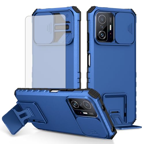 Coque coulissante appareil photo Xiaomi Mi 11T Pro protection écran béquille antichoc
