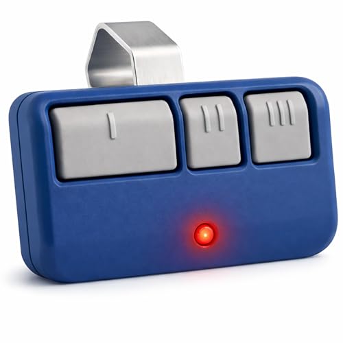 Télécommande LiftMaster 893LM jaune coque bleue ouverture porte garage émetteur portail