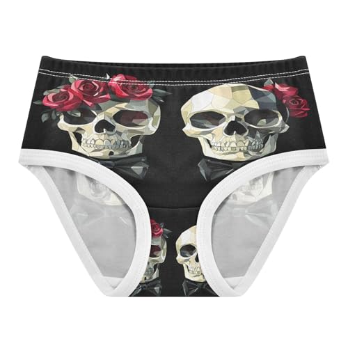 Gothic Skull Skeleton Bride and Groom Toddler Girls's Underwear 2T 202b9079