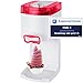 Produktbild 4in1 Gino Gelati GG-50W-A Red Softeismaschine Eismaschine Frozen Yogurt-Milchshake Maschine Flaschenkühler