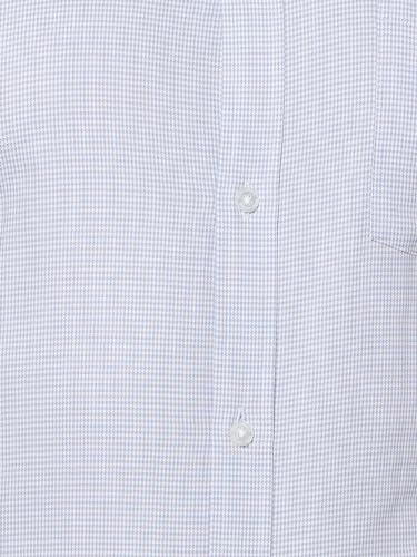 Image of Park Avenue Slim Fit Pure Cotton Checks Pattern Semi Cutaway Collar Formal Shirt