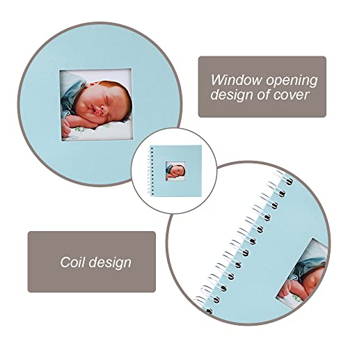 Photo Album Front Cover Window Baby Growing Album Coil Design Scrapbook Album For Baby Growth Commemoration #TOP3