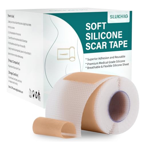 Image of Silicone Scar Sheets, Silicone Scar Tape (1.6 inchx 60 inch Roll-1.5M)