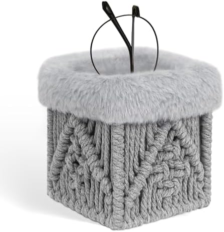 Glasses Holder, Plush Lined Eyeglass Holder Stand for Nightstand Office Desk Storage Organizer Boho Decor