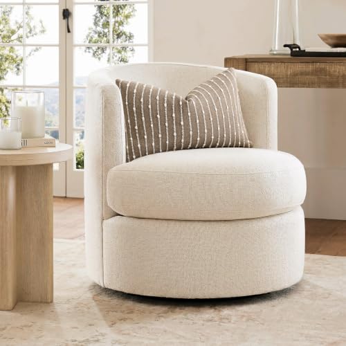 Image of Foindtower Boho Striped Boucle Lumbar Throw Pillow Covers 12x20 Taupe Gray