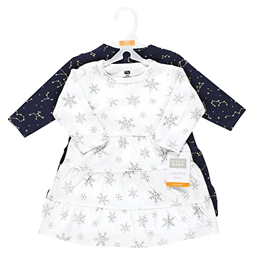 Image of Hudson Baby Girl's Cotton Dresses