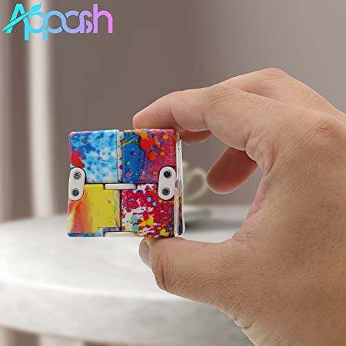 Appash Infinity Cube Fidget Toy Stress Anxiety Pressure Adhd Relieving Great For Adults And Children[Relaxing Toy][Stress Reliever](Infinity Cube) #TOP5