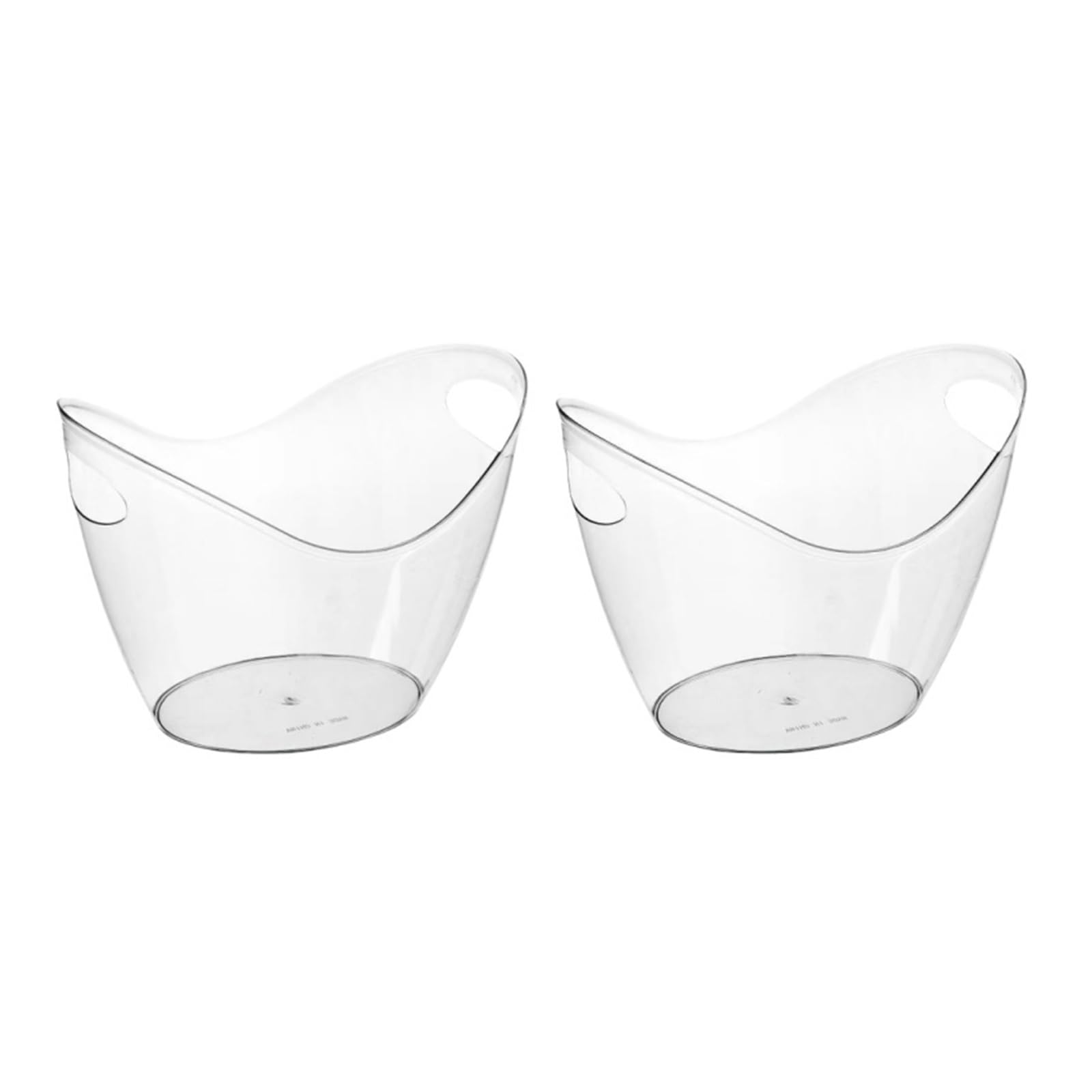Transparent Ice Bucket For Cooling Beverages