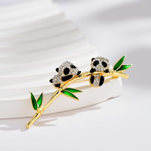 Image of Cute Animal Brooch Pins, Animal Theme Brooches Accessories for Clothes, Birthday Christmas Gift for Women